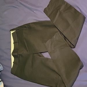 Black Scalloped Bottom J.Crew Capris